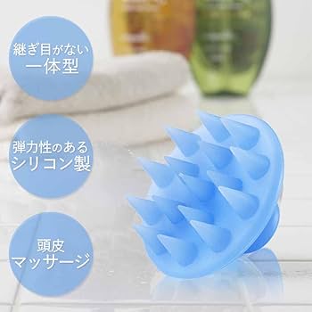Amazon.com: 下村企販 Shimomura 32709 Shampoo Brush, Silicone